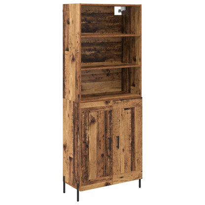 Credenza Legno vecchio 69,5 x 32,5 x 180 cm Legno multistrato