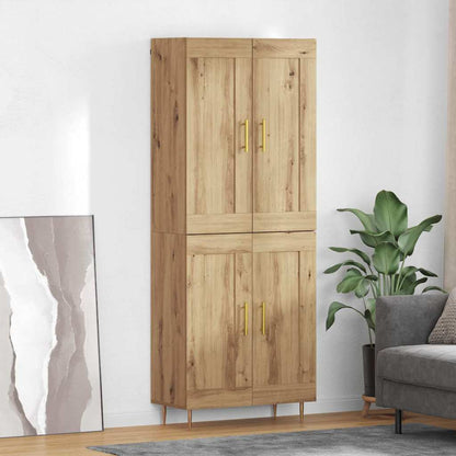 Credenza rovere artigianale 69,5 x 34 x 180 cm