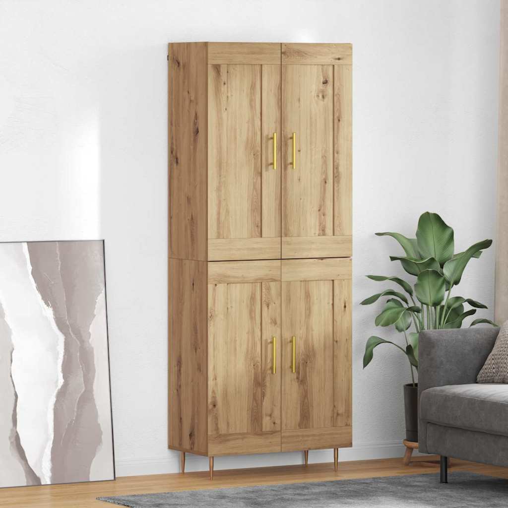 Credenza rovere artigianale 69,5 x 34 x 180 cm
