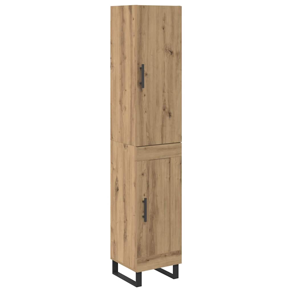 Credenza Rovere artigianale 34,5 x 34 x 180 cm