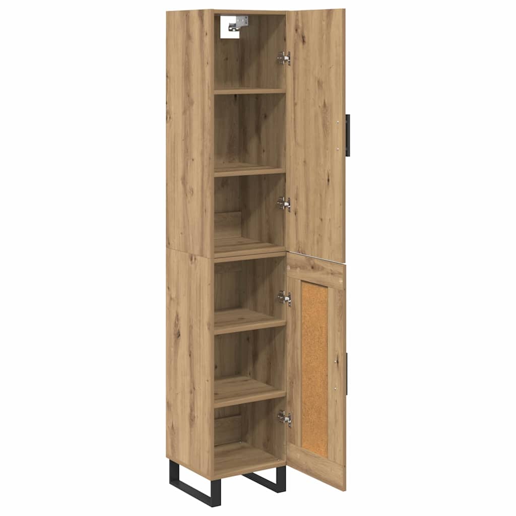 Credenza Rovere artigianale 34,5 x 34 x 180 cm