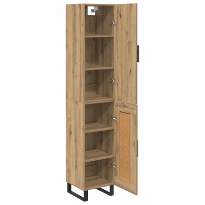 Credenza Rovere artigianale 34,5 x 34 x 180 cm