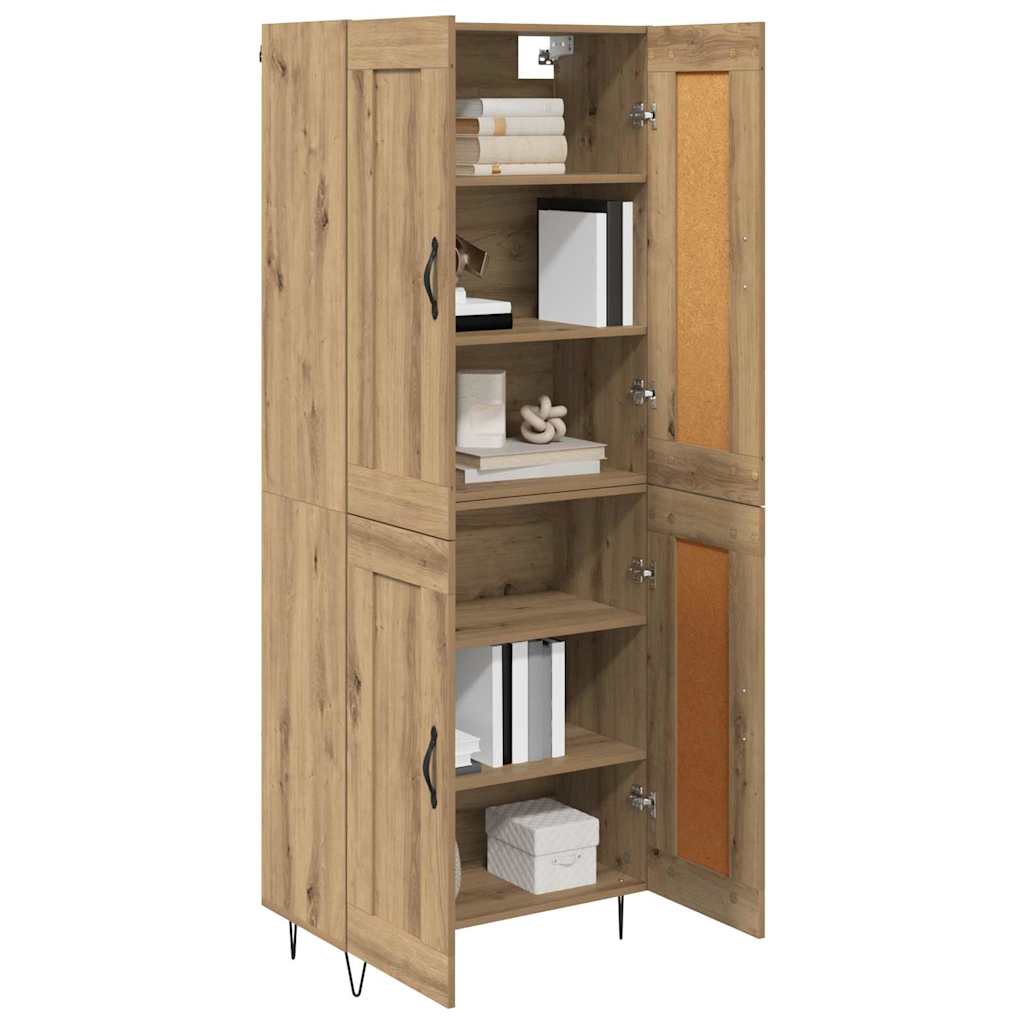 Credenza rovere artigianale 69,5 x 34 x 180 cm