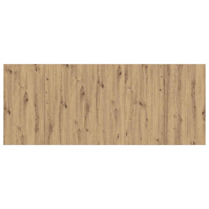 Testata con Comodino 3 pcs Rovere artigianale Legno multistrato