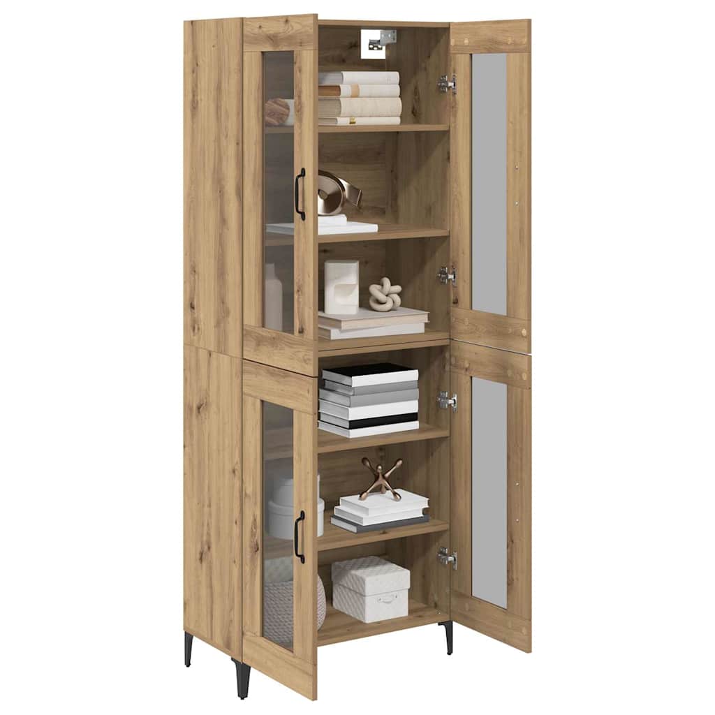 Credenza rovere artigianale 69,5 x 34 x 180 cm