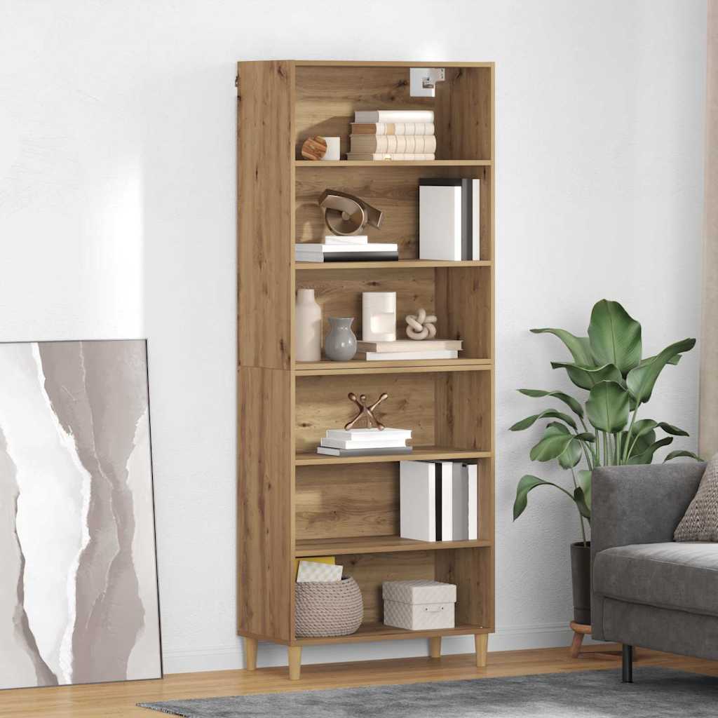 Credenza Rovere artigianale 69,5 x 32,5 x 180 cm