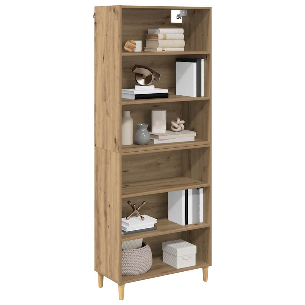 Credenza Rovere artigianale 69,5 x 32,5 x 180 cm
