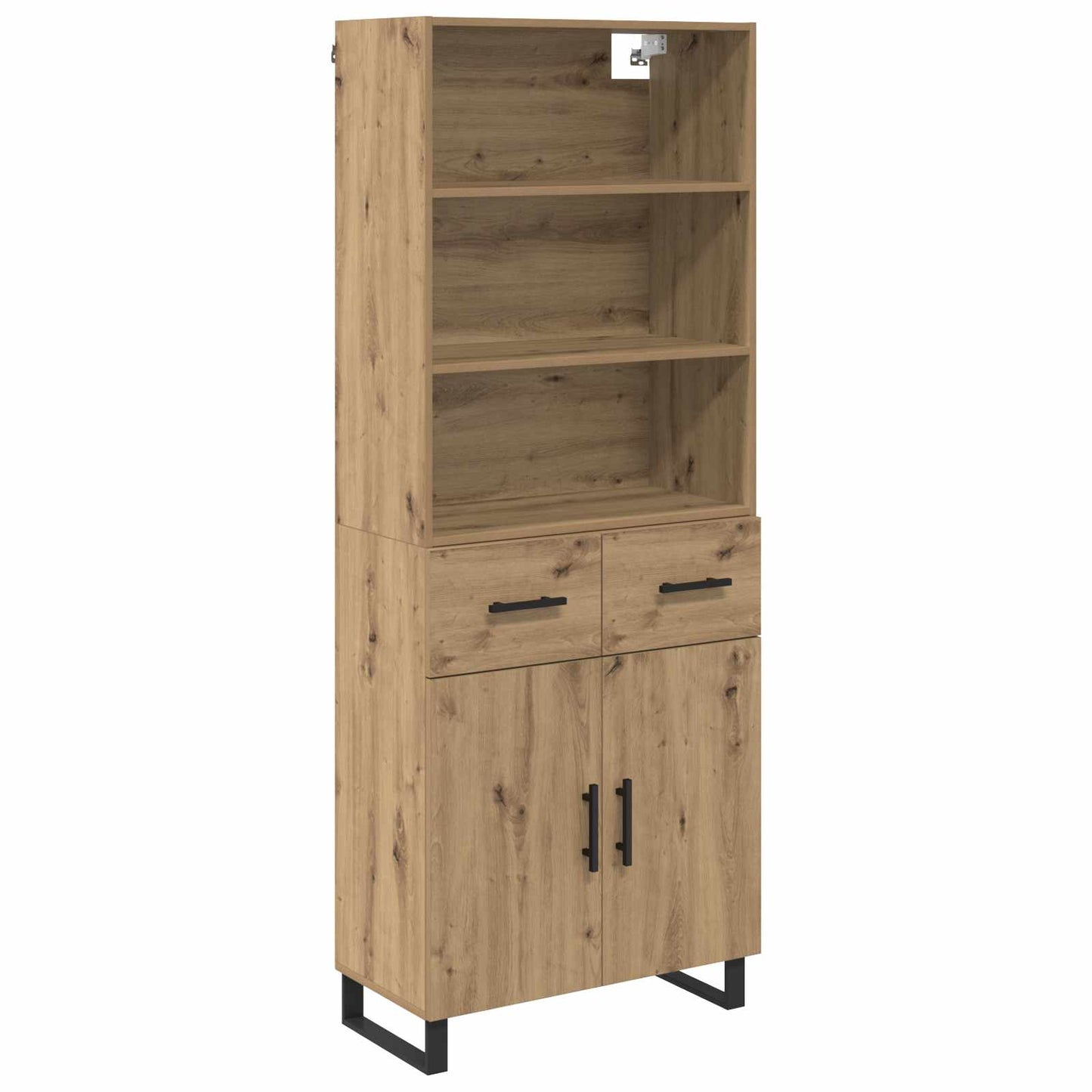 Credenza con cassetto Rovere artigianale 69,5 x 34 x 180 cm