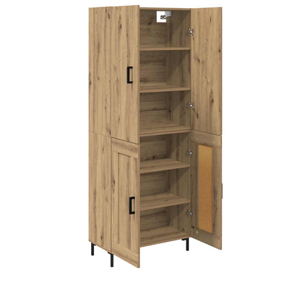 Credenza rovere artigianale 69,5 x 34 x 180 cm