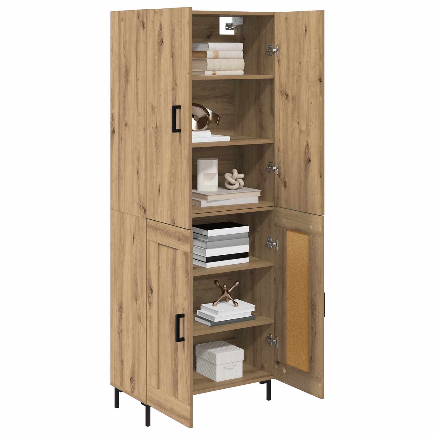 Credenza rovere artigianale 69,5 x 34 x 180 cm