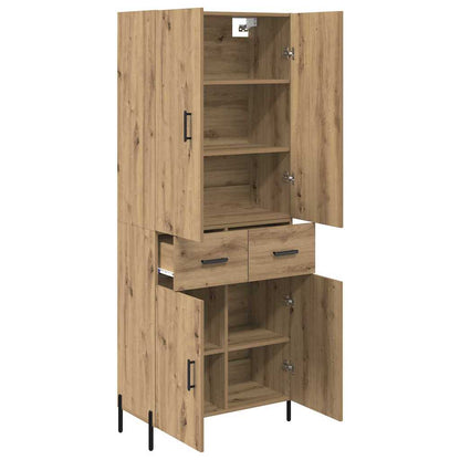 Credenza con cassetto Rovere artigianale 69,5 x 34 x 180 cm