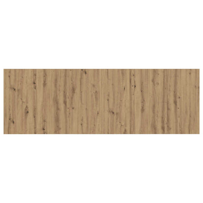 Testata con Comodino 3 pcs Rovere artigianale Legno multistrato