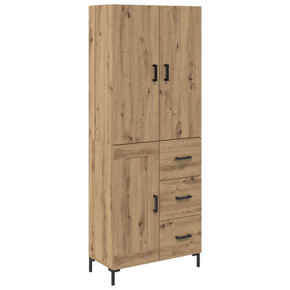 Credenza con cassetto Rovere artigianale 69,5 x 34 x 180 cm