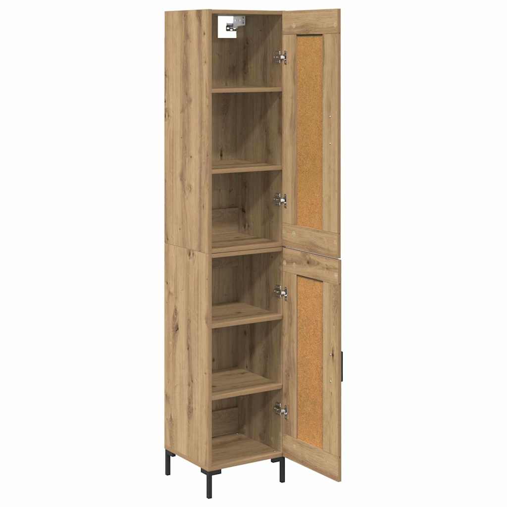 Credenza Rovere artigianale 34,5 x 34 x 180 cm