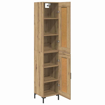 Credenza Rovere artigianale 34,5 x 34 x 180 cm