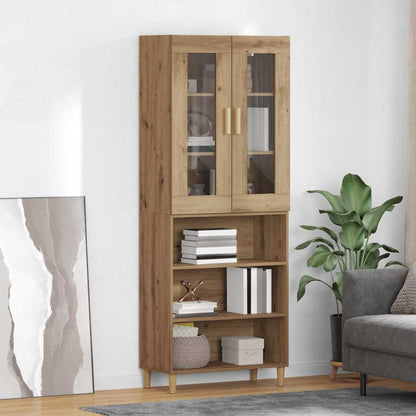 Credenza rovere artigianale 69,5 x 34 x 180 cm