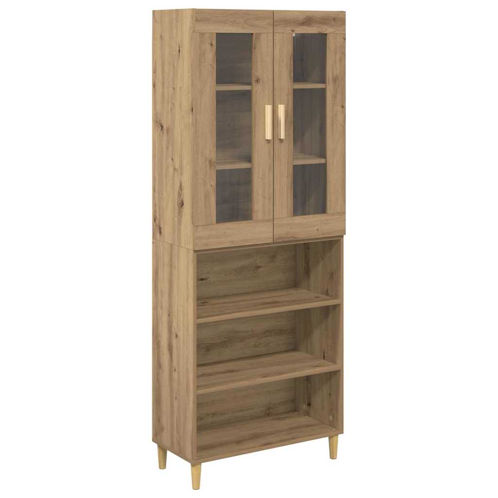 Credenza rovere artigianale 69,5 x 34 x 180 cm