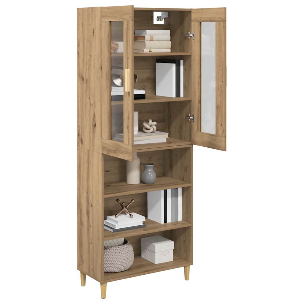 Credenza rovere artigianale 69,5 x 34 x 180 cm