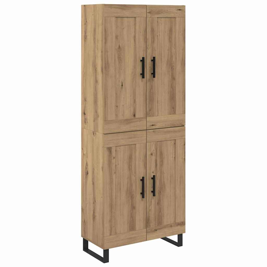 Credenza rovere artigianale 69,5 x 34 x 180 cm