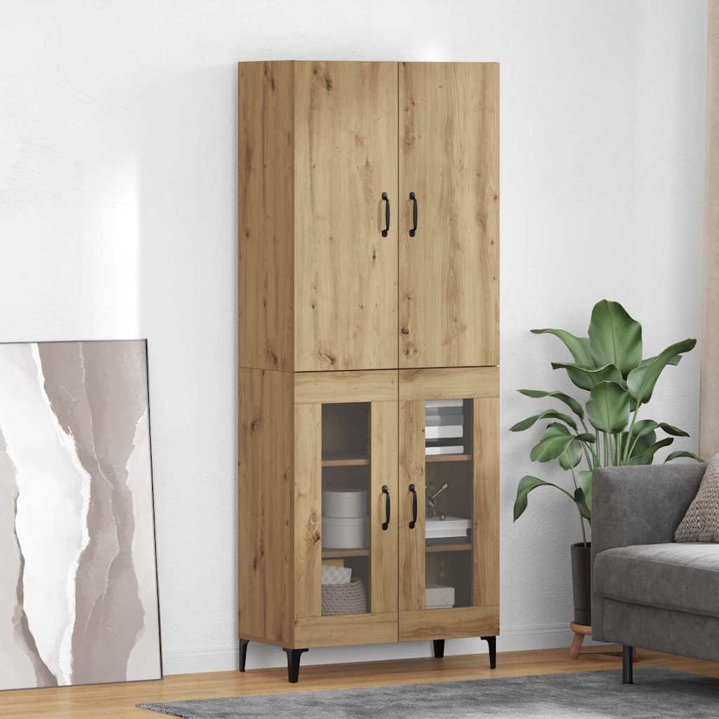 Credenza rovere artigianale 69,5 x 34 x 180 cm