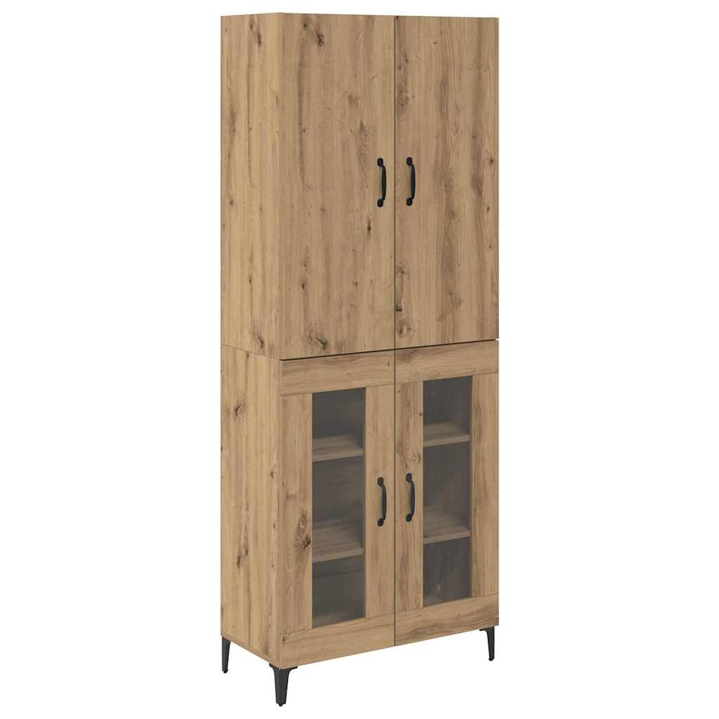 Credenza rovere artigianale 69,5 x 34 x 180 cm