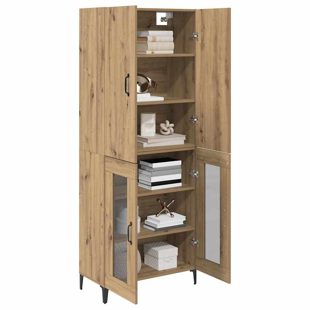 Credenza rovere artigianale 69,5 x 34 x 180 cm