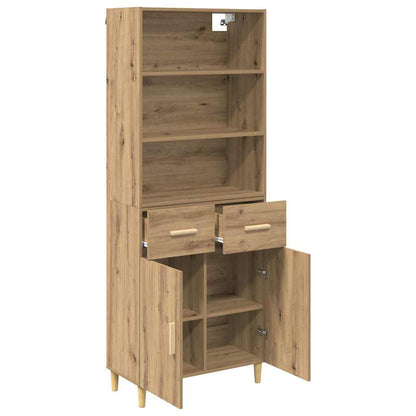 Credenza con cassetto Rovere artigianale 69,5 x 34 x 180 cm