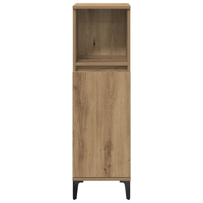 Set di mobili per il bagno con porta 3 pcs Rovere artigianale