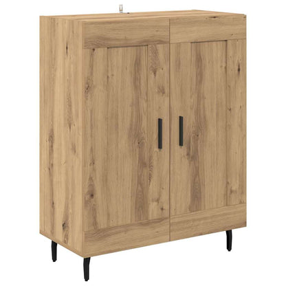 Credenza 2 pcs Rovere artigianale Legno multistrato
