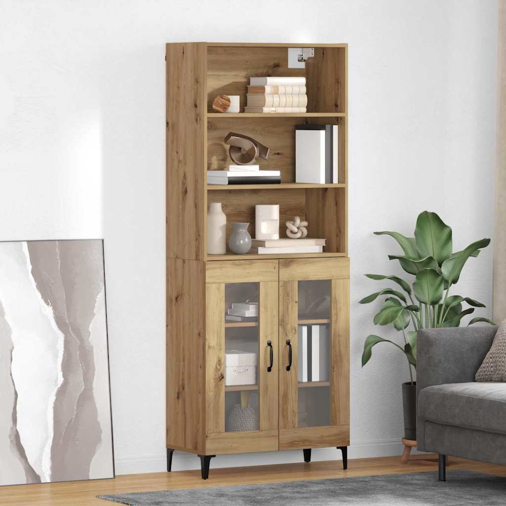 Credenza rovere artigianale 69,5 x 34 x 180 cm