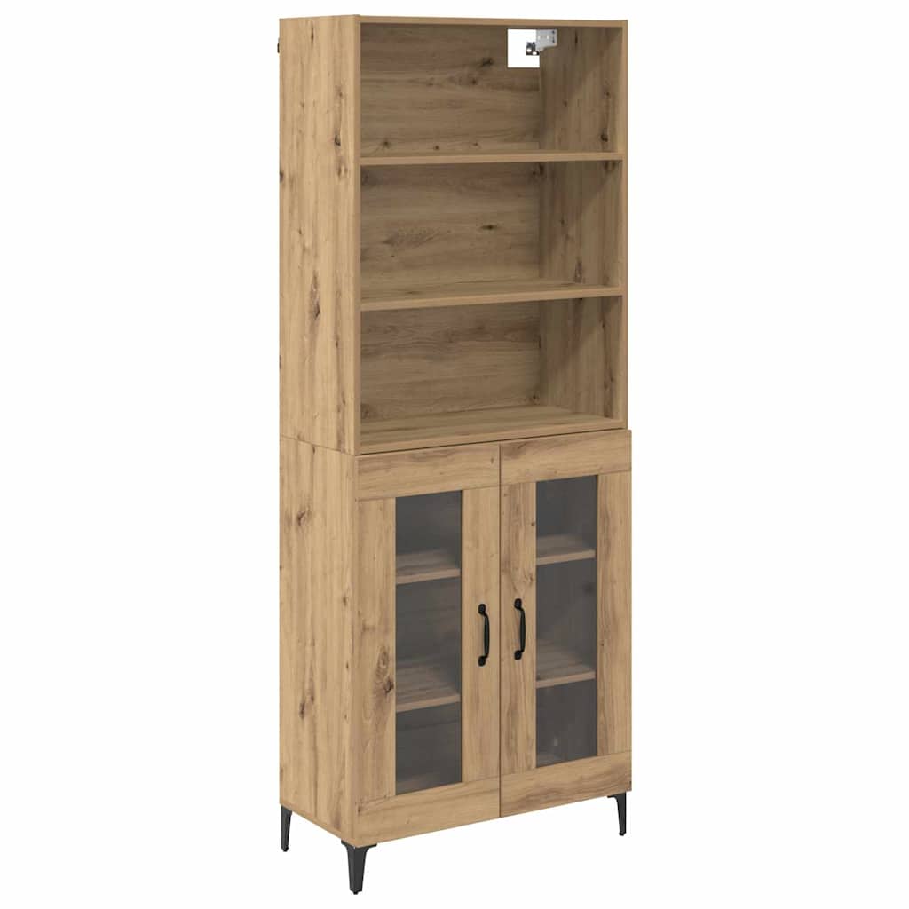 Credenza rovere artigianale 69,5 x 34 x 180 cm