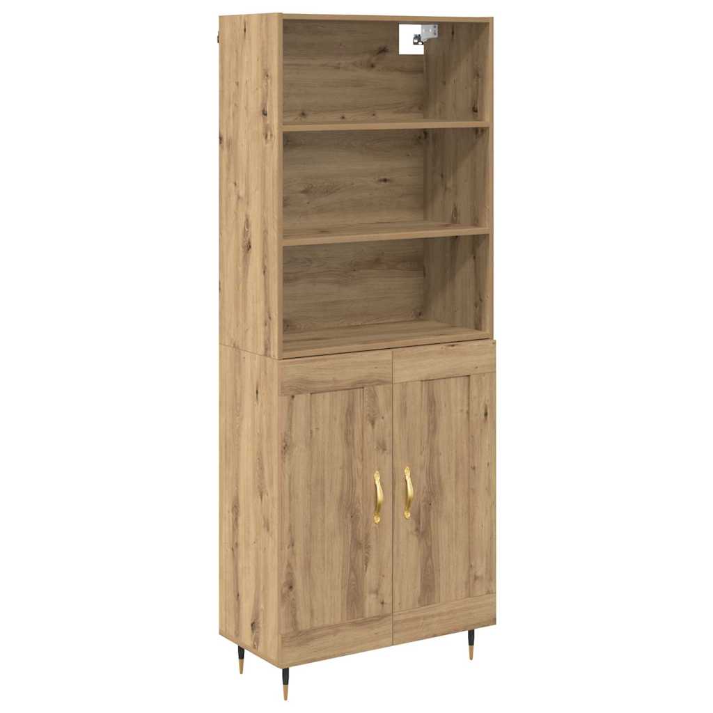 Credenza rovere artigianale 69,5 x 34 x 180 cm