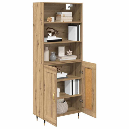 Credenza rovere artigianale 69,5 x 34 x 180 cm