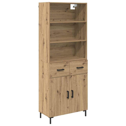 Credenza con cassetto Rovere artigianale 69,5 x 34 x 180 cm