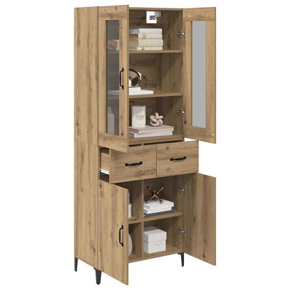 Credenza con cassetto Rovere artigianale 69,5 x 34 x 180 cm