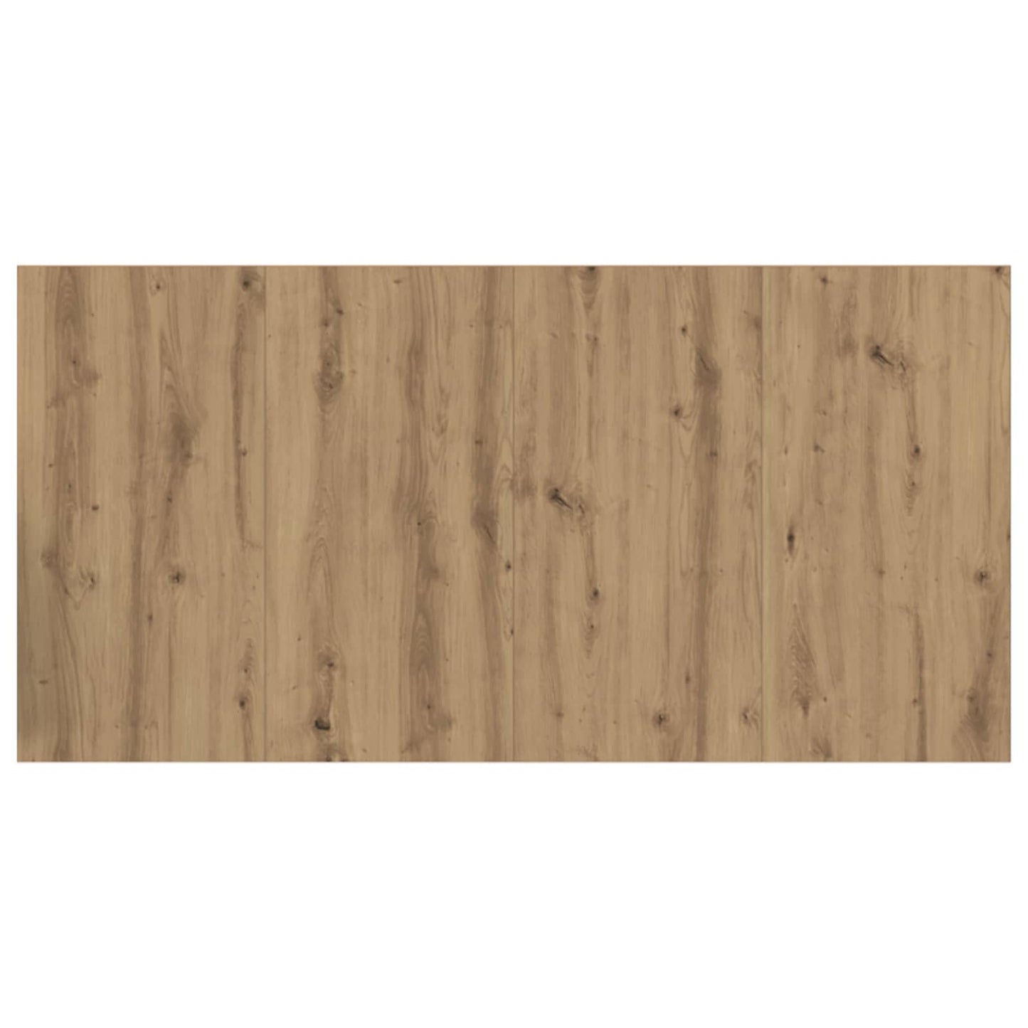 Testata con Comodino 3 pcs Rovere artigianale Legno multistrato