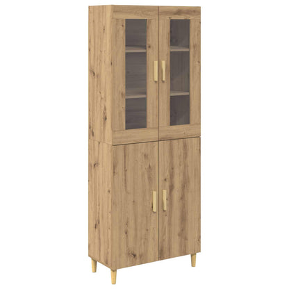 Credenza rovere artigianale 69,5 x 34 x 180 cm
