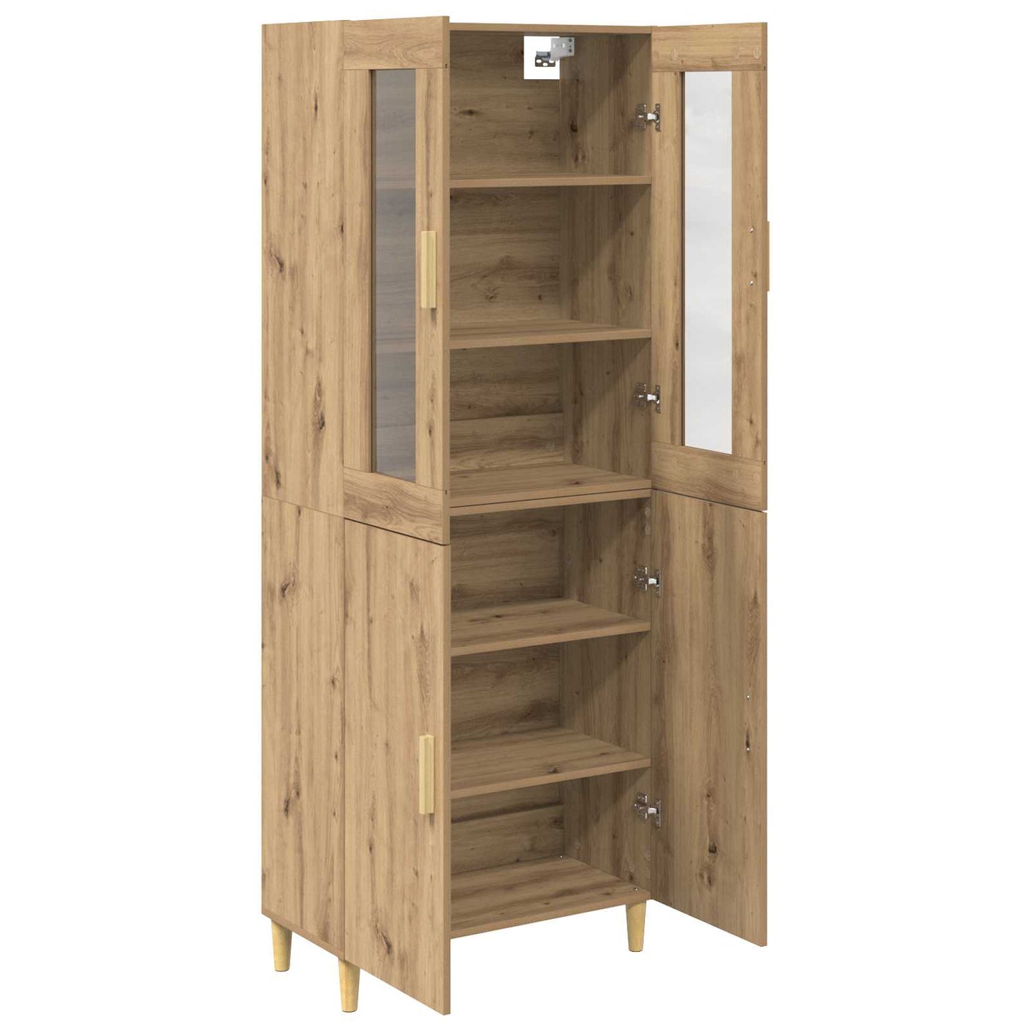 Credenza rovere artigianale 69,5 x 34 x 180 cm