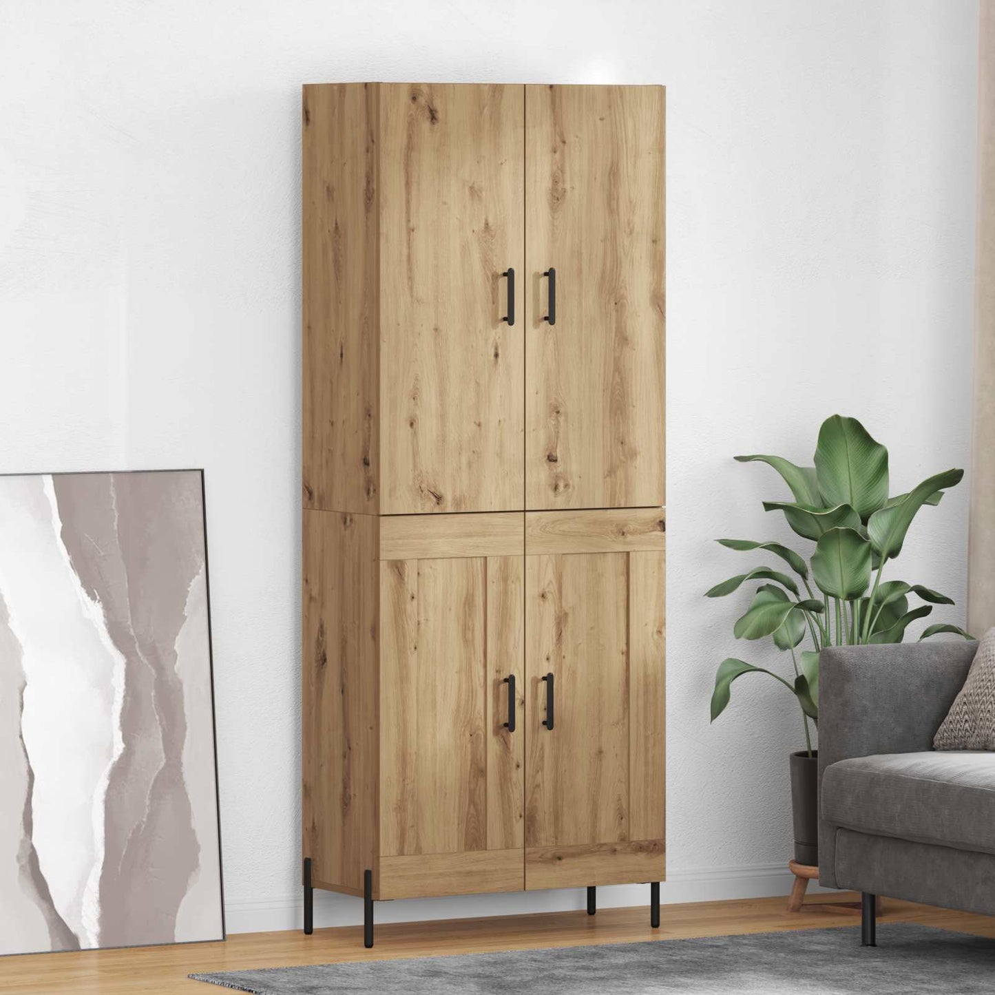 Credenza rovere artigianale 69,5 x 34 x 180 cm