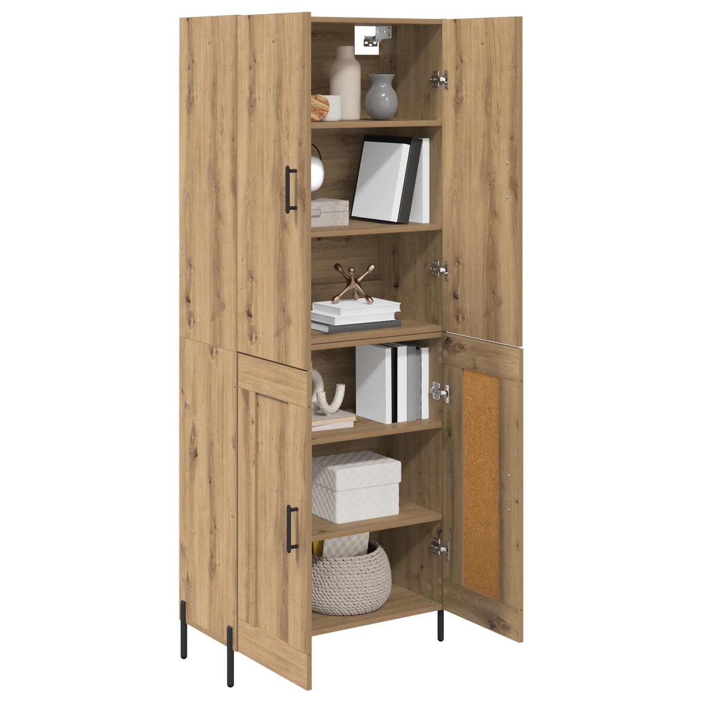 Credenza rovere artigianale 69,5 x 34 x 180 cm