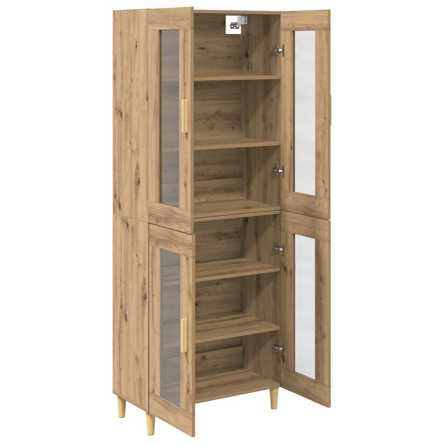 Credenza rovere artigianale 69,5 x 34 x 180 cm