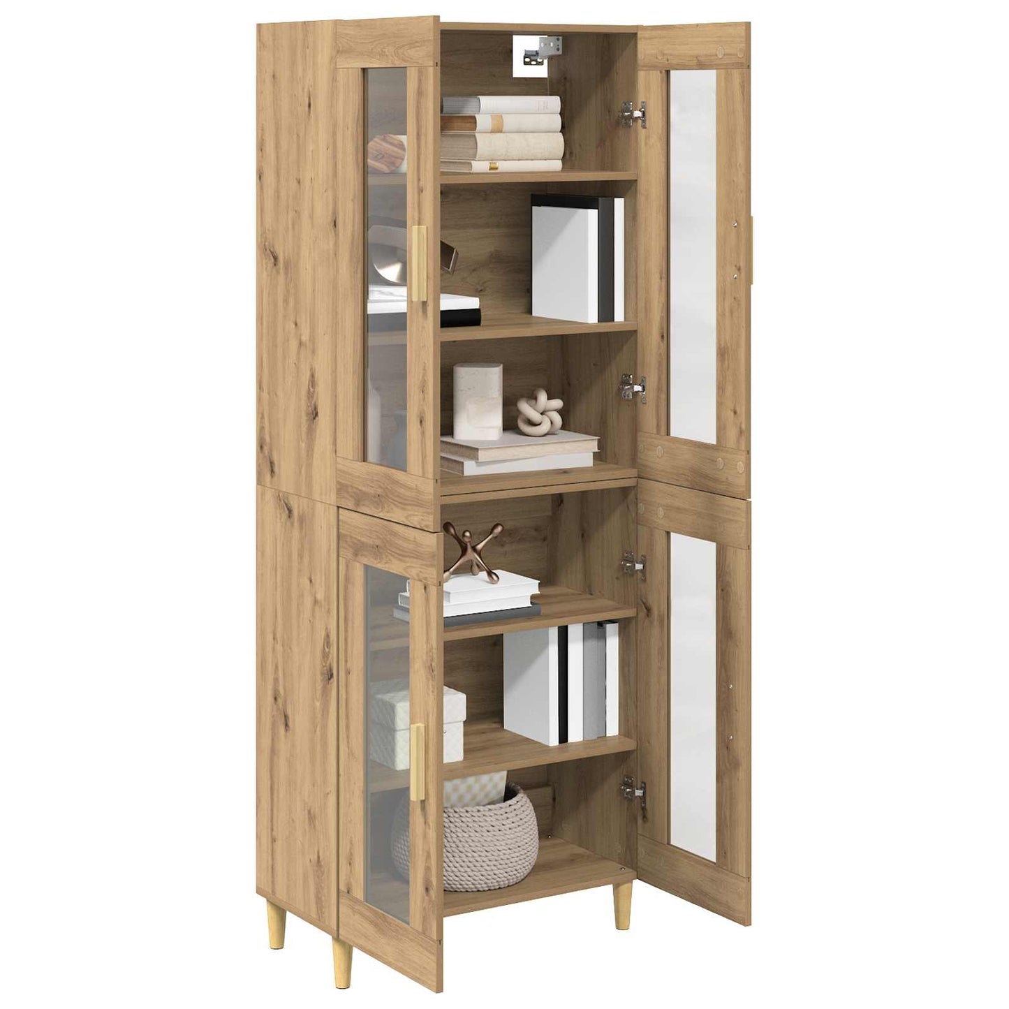 Credenza rovere artigianale 69,5 x 34 x 180 cm