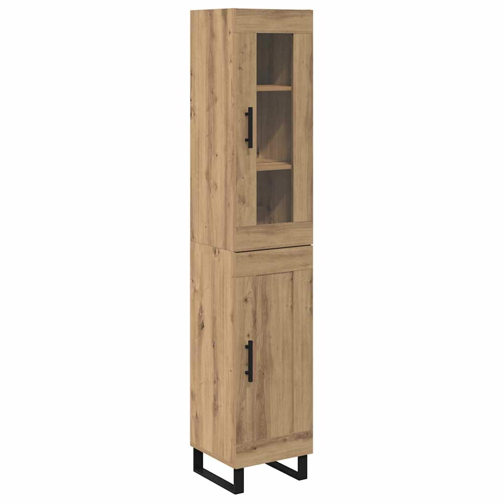 Credenza Rovere artigianale 34,5 x 34 x 180 cm