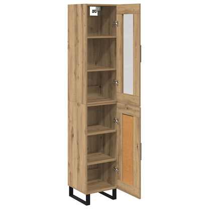 Credenza Rovere artigianale 34,5 x 34 x 180 cm
