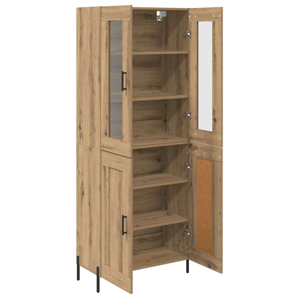 Credenza rovere artigianale 69,5 x 34 x 180 cm
