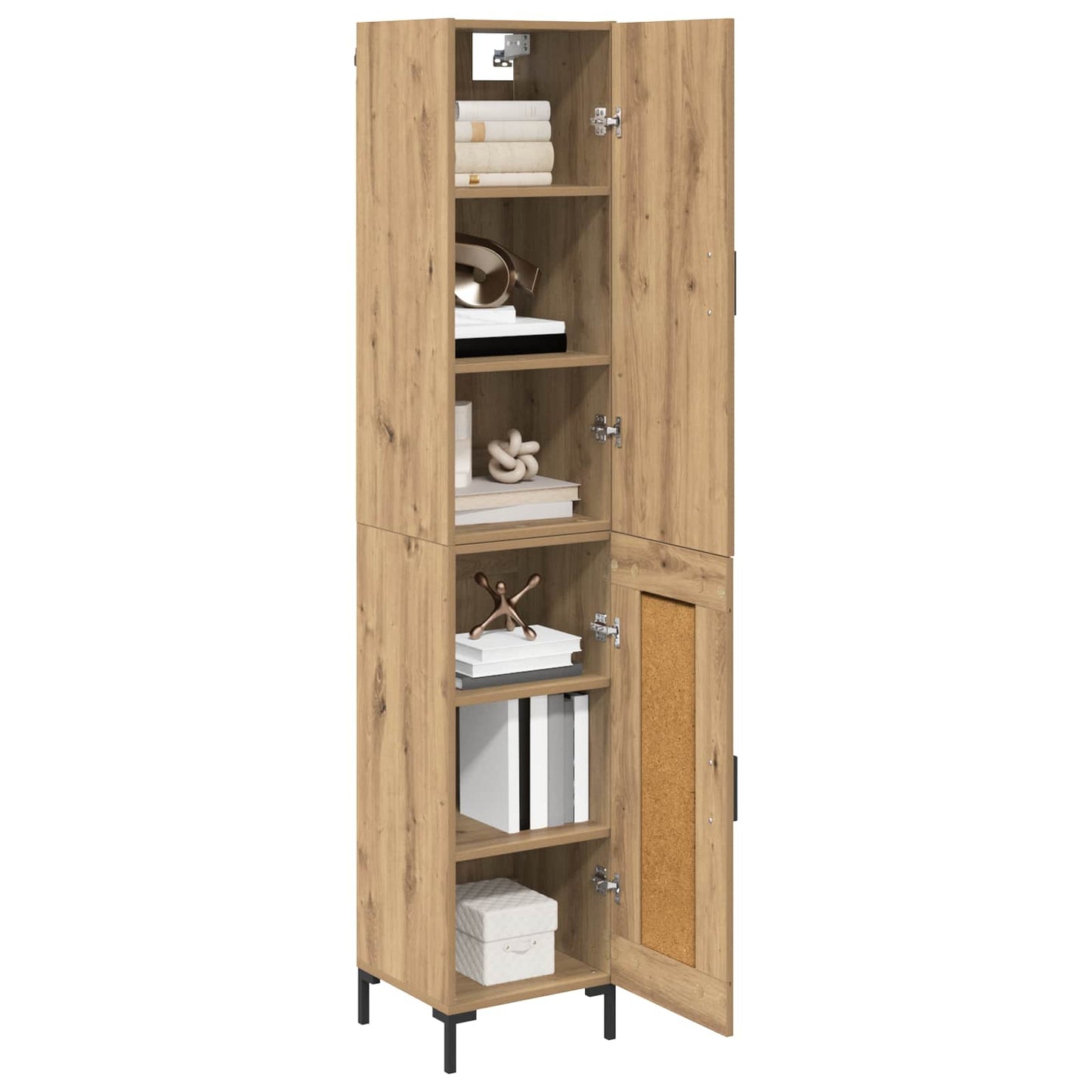 Credenza rovere artigianale 69,5 x 34 x 180 cm