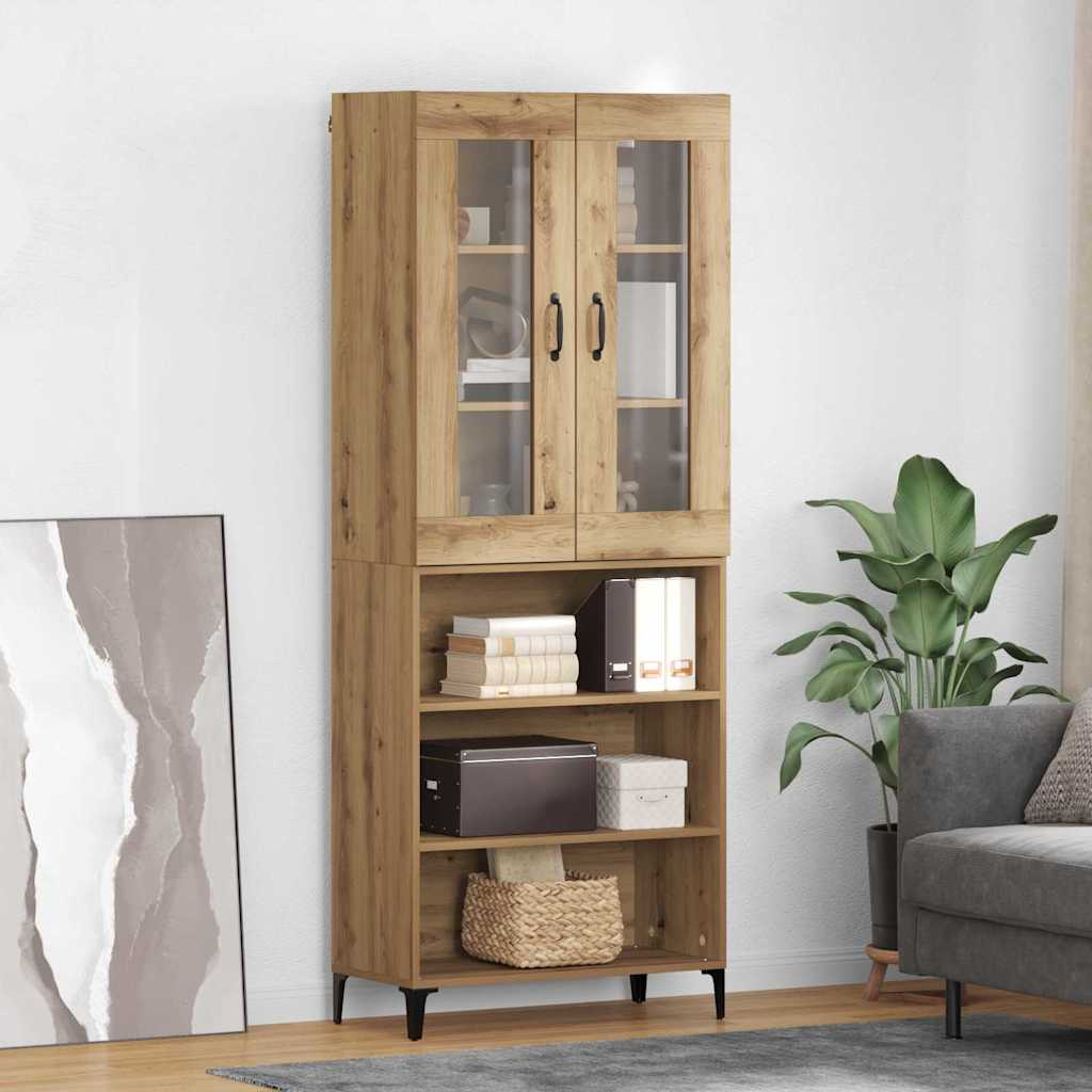 Credenza rovere artigianale 69,5 x 34 x 180 cm