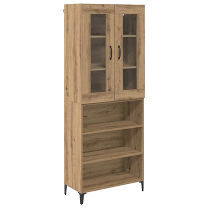 Credenza rovere artigianale 69,5 x 34 x 180 cm