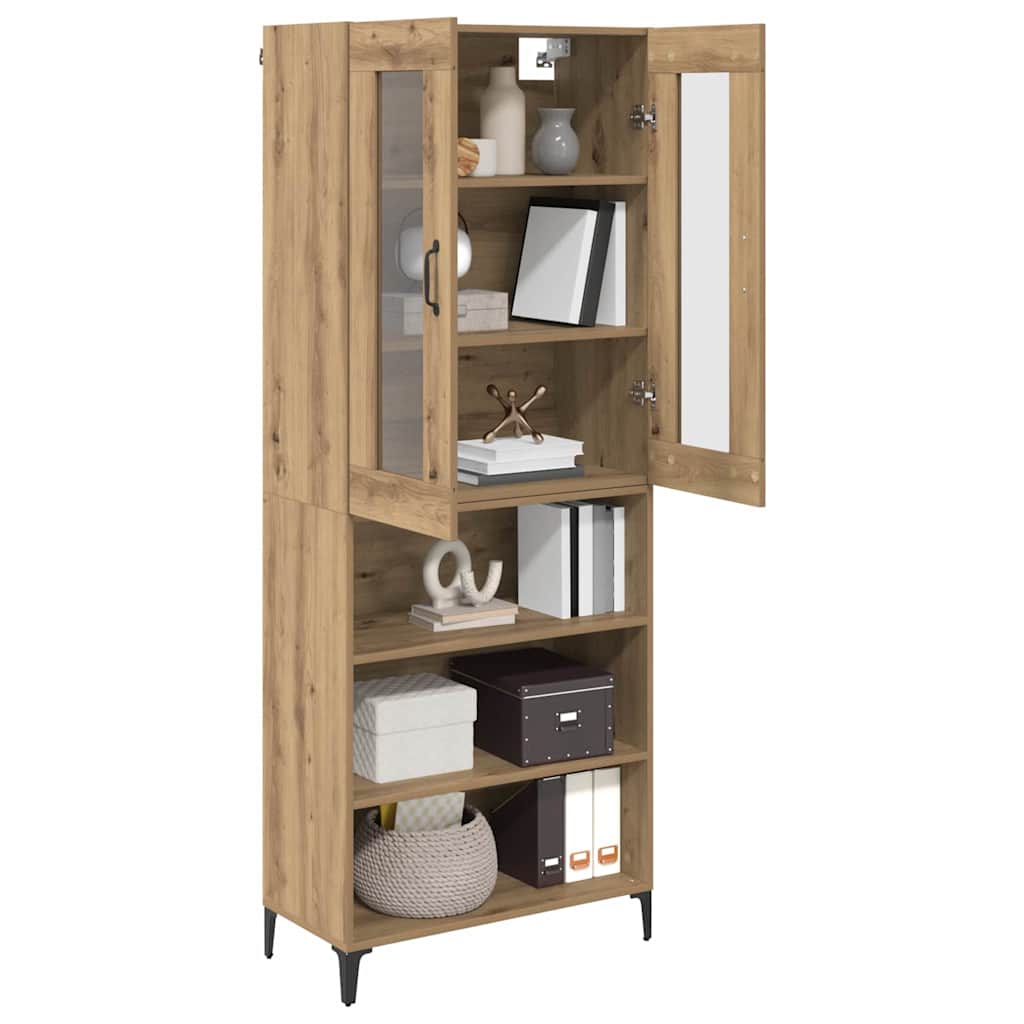 Credenza rovere artigianale 69,5 x 34 x 180 cm
