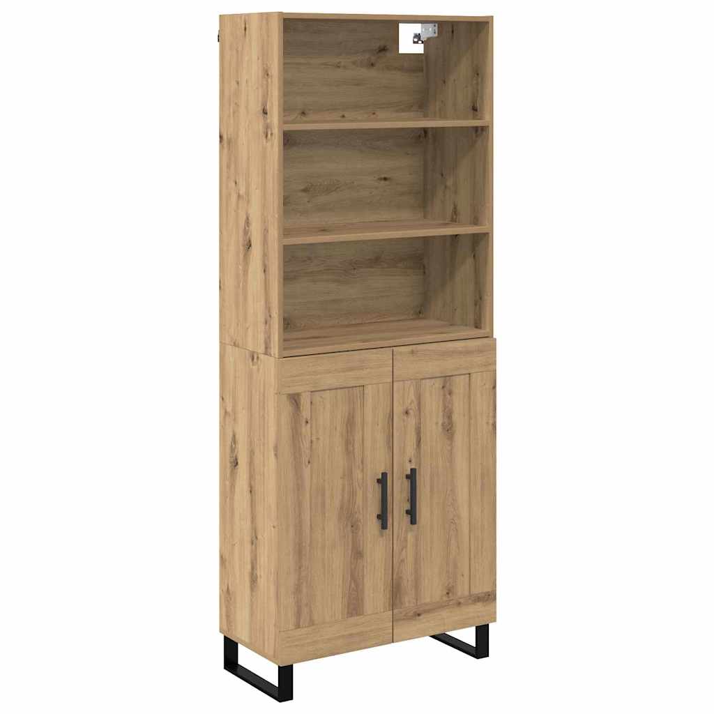 Credenza rovere artigianale 69,5 x 34 x 180 cm